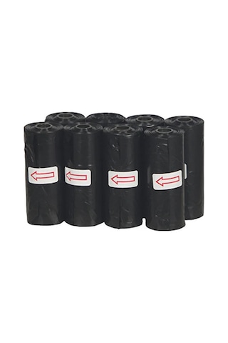 Bamm Bamm Kirli Bebek Bezi Poşeti Çanta Boy Siyah 8 x 15'li 22 x 32 CM