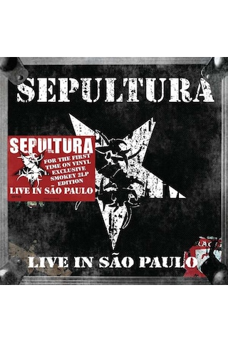 Sepultura - Live In Sao Paulo Smokey Vinyl 2 Lp - Plak