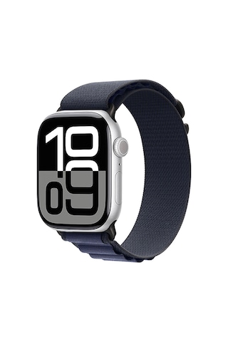 Goocamp Watch 10 46mm Uyumlu Krd-74 Hasır Kordon-siyah-mavi