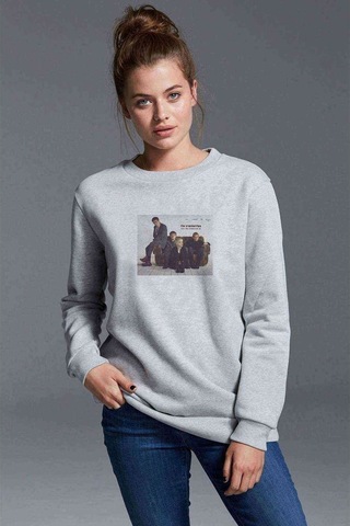 The Cranberries Baskılı Gri Kadın Sweatshirt