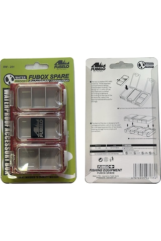 Fubelo Fubox Spare Lrf Aksesuar Kutusu Kırmızı