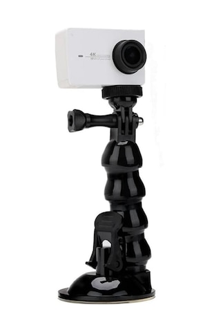 Ayex Ax-231 Vantuzlu Araç İçi Esnek Kamera Tutucu Gopro, Djı Osmo Action, Insta360 İle Uyumlu, 1/4 Vida Bağlant Diğer