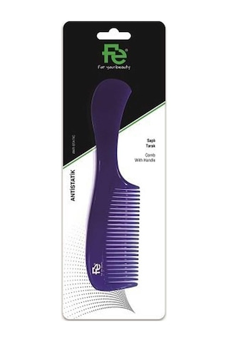 Fe FECH210 Antistatik Saplı Tarak Mavi