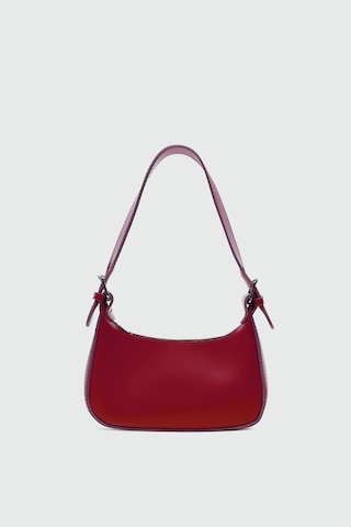 Shule Bags Muse Oval Baget Çanta Pembe Pembe