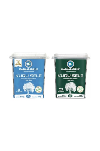 Marmarabirlik Kuru Sele Zeytin 800 Gr 3xs Ve Xs 2 Li Paket