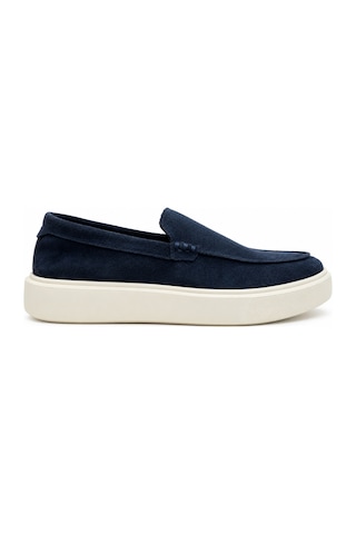 Lufian 111230309 Zayn Sneaker Erkek Deri Ayakkabı Lacivert