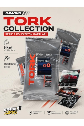 Mythos Dpacks Tork Collection Serie 2 Koleksiyon Kartları 9 Kart + 1 Bilgi Kartı Street Gangs Serisi