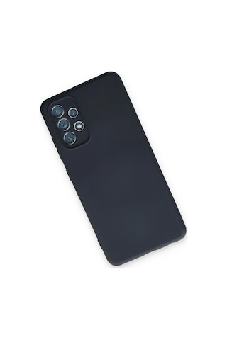 Galaxy Uyumlu Uyumlu A13 4g Kılıf Nano İçi Kadife Silikon - Lacivert Beyaz