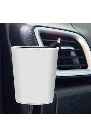Homyl Araba Çöp Kutusu Can Dayanıklı İç Aksesuar Çok Beyaz Beyaz