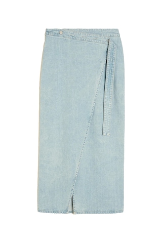 Holzweiler Kadınlar Için Şık A Kesim Denim Etek Açık Mavi