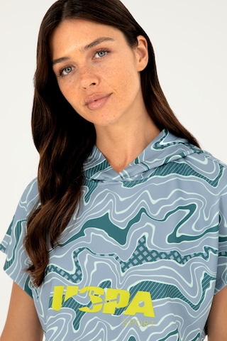 U.S. Polo Assn. Kadın Koyu Yeşil Kapüşonlu Sweatshirt 50284302-VR101