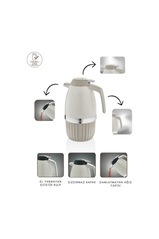 Star Termos Elegant Series - Bej - 2 Lt Cam Termos Ste-6159 Bej