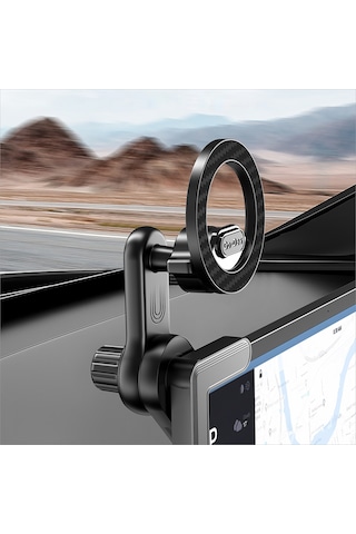 Go Des Gd-hd337 360 Dönebilen Başlıklı V Köşeli Laptop - Monitör Telefon Tutucu Siyah