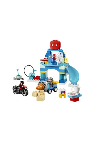 LEGO® DUPLO® | Marvel Spidey Takımı Karargahı 10464 – 2 Yaş Üzeri Çocuklar için Aksesuarlar İçeren Oyuncak Yapım Seti (65 Parça)
