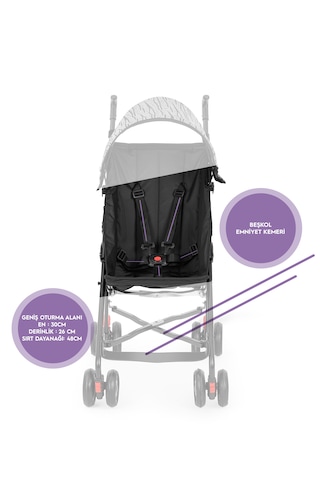 Moony Baby Mb108 Stork Baston Bebek Arabası Puset