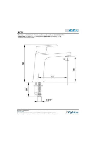 Eca Tiera 102108989 Lavabo Bataryası