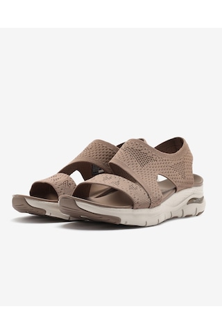 Skechers Arch Fit - Brightest Day Kadın Kahverengi Sandalet 119458 Moc Kahverengi