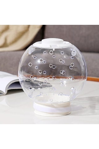 Homyl Kedi Namlu Şeffaf Pet Bakım Başlığı Ev Seyahat 18cm