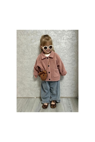 Poala Kids Pudra Teddy Ceket