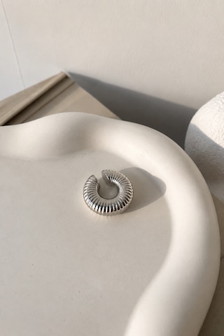 Earcuff Kıkırdak Küpe Yüksek Kalite Çelik Gümüş