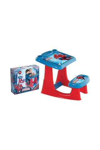 Spiderman Çalışma Masası - Çalışma Masaları - Eğitici Masa - Aktivite Masası Renkli