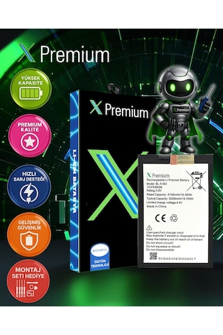 Xpremium İnfinix Note 8i X683 Uyumlu Batarya Pil Süper Yüksek Kalite 5200 Mah Bl-51bx