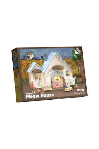 Dıy Sesli Işıklı Kedi Evi - 522 Parça