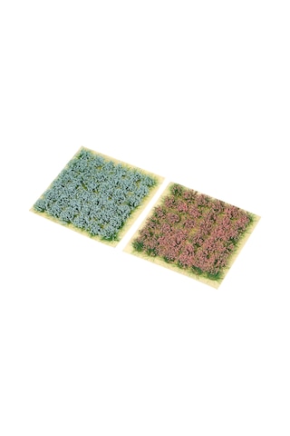 Teltree Dıy Peyzaj Dekorasyonu İçin Yapışkanlı Mini Çiçek Kümeleri, Maket Çim Demetleri, 3 Stil Seçeneği Diğer