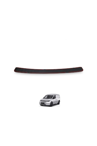 Volkswagen Caddy 2021+ Uyumlu Yedek Parça Arka Tampon Eşiği Mat