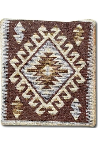40x40 Kilim Sandalye Ve Koltuk Minderi, Kahverengi - Kahverengi