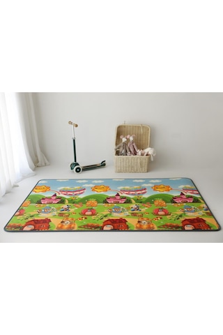 Bebebao Alfabeli Çiftlik Macerası İle Alfabe & Sayı Yol Macerası Oyun Matı 200x140x1 CM