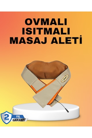 Kas Hassasiyetlarına İyi Gelen Ovmalı Isıtmalı Boyun Omuz Bel Masaj Aleti