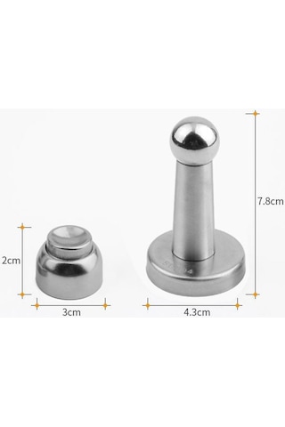 Ntnrcpro Mıknatıslı Kapı Tamponu 8 CM
