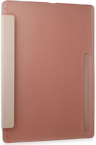 Samsung Uyumlu Galaxy Tab A9 Kılıf Kalemlikli Mars Tablet Kılıfı - Rose Gold