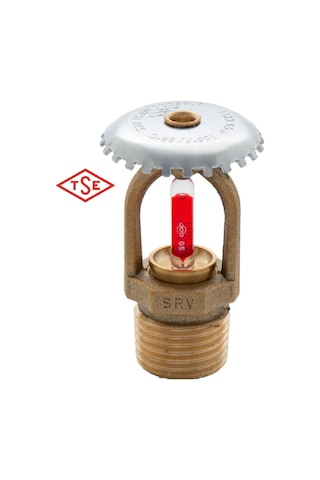 1/2" 68 C S.t Pirinç Upright Sprinkler Srv 10'lu Paket