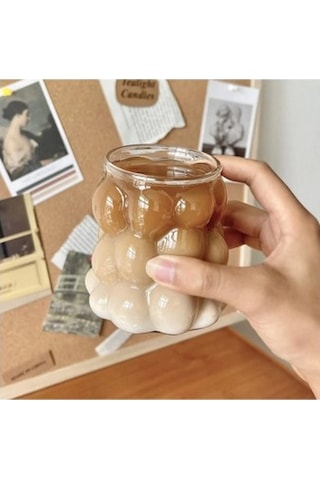 Borosilikat Bubble Bardak Tdrtr Renkli