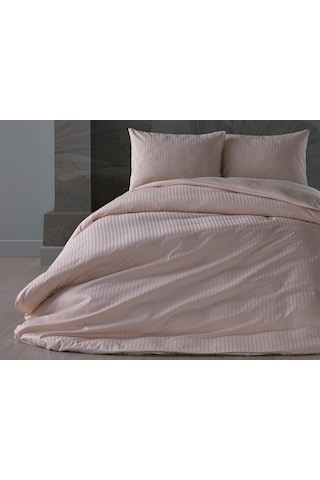 Saten Artline Nevresim Takımı Çift King Size - Krem