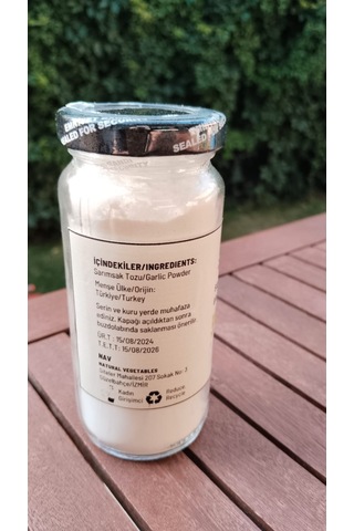 Nav Sarımsak Tozu Cam Şişe 75 G