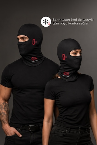 Street Biker Cool Touch Balaklava Siyah