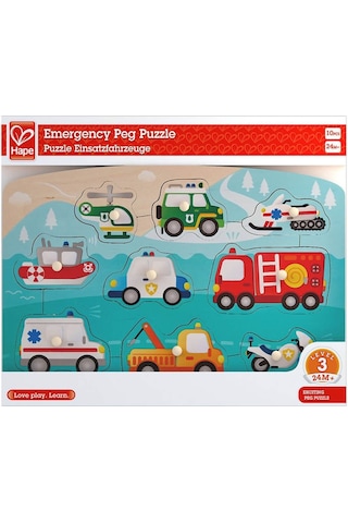 Acil Durum Araçları Yapboz /