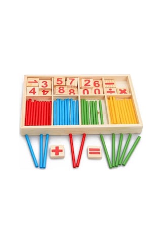 Montessori Sayı Çubuklu Set Montessori Sayı Çubuklu Set