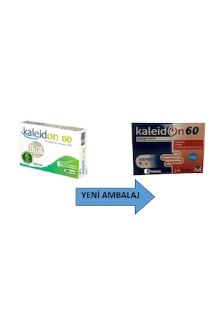 Kaleidon 60 MG Probiyotik 20 Kapsül