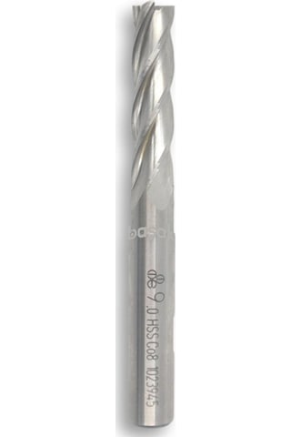 Mte 9 Mm Uzun Parmak Freze Hss-co8 Dın 844/b-n