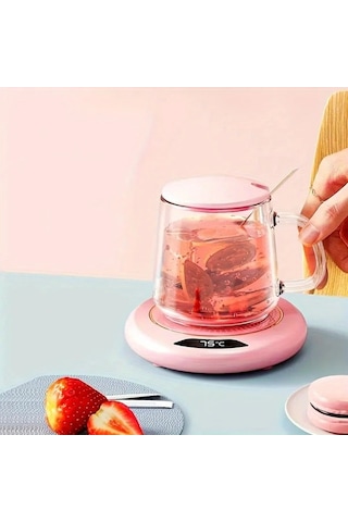 Willowhaven Pembe Akıllı Elektrikli Su Isıtıcısı Ve Kahve Fincanı Isıtıcı 3 Hızlı Usb Şarj Seyahat Kamp