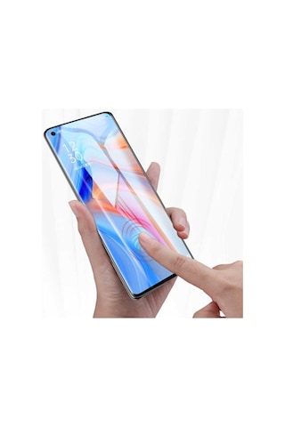 Samsung Galaxy S21 Ultra Screen Protector 9d Kavisli Şeffaf Polymer Nano Ekran Koruyucu