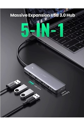 Ugreen 4 Portlu 5Gbps USB 3.0 Hub USB Çoklayıcı Adaptör