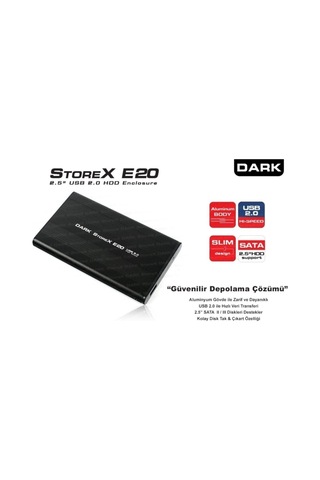 Dark Storex Usb 2.0 2,5" Sata Dısk Kutusu
