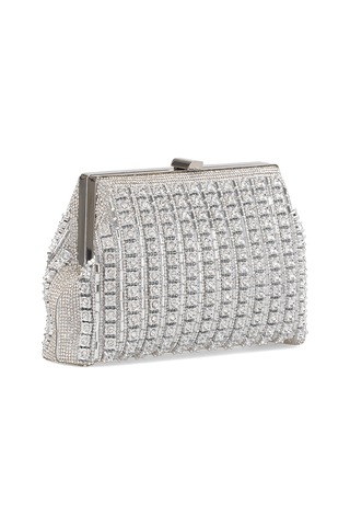 Guja 25kc1292 Kadın Taşlı Abiye Çanta Gümüş Gümüş