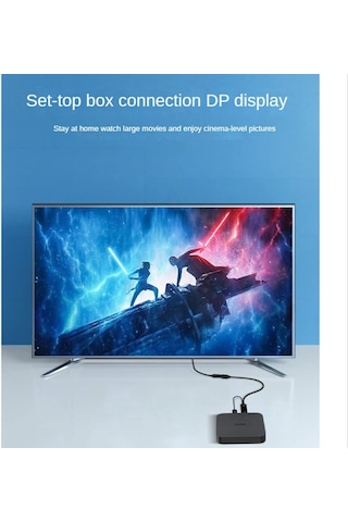 Hdmı To Displayport 4k Usb 2.0 Güç Kaynaklı Kablo Hd To Dp Kablo 4k 60hz - Dp Dönüştürücü Adaptör