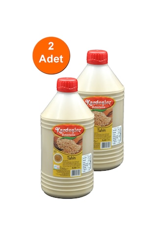 Kardeşler %100 Susamdan Tahin Bidon 2 x 980 G